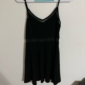 Urban Outfitters Black Mech Cut Out Dress